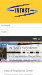 Mobile Screenshot of intakt-pflegedienst.de